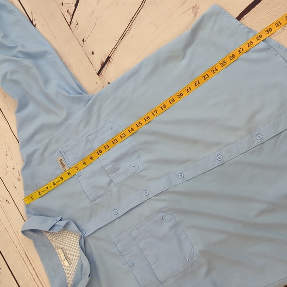 Columbia PFG long sleeve button down shirt, men's XL - Picture 4 of 14